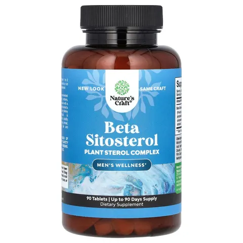 Nature's Craft, Beta Sitosterol, 90 Tablets – image 2
