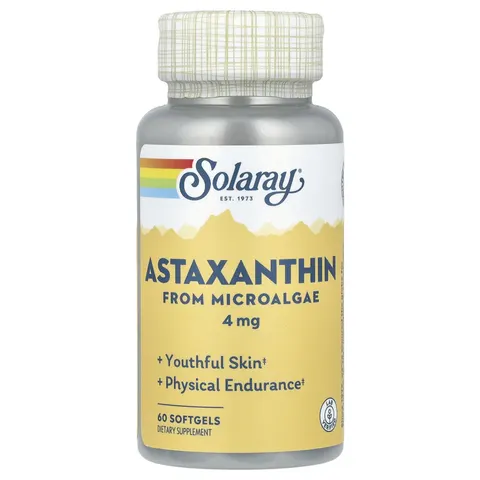 Solaray, Astaxanthin, 4 mg, 60 Softgels – image 2