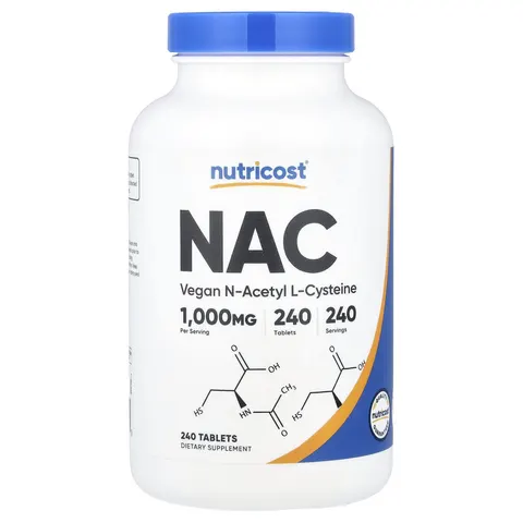 Nutricost, NAC, 1,000 mg, 240 Tablets – image 3