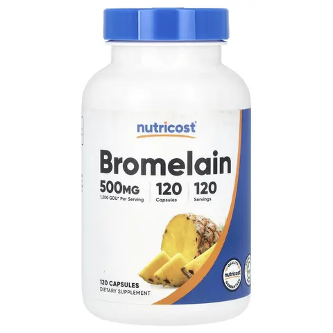 Nutricost, Bromelain, 500 mg, 120 Capsules – image 2