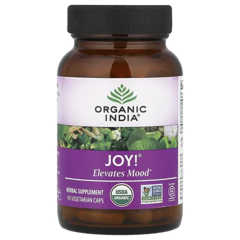 Organic India, Joy Elevates Mood, 90 Vegetarian Caps – image 2