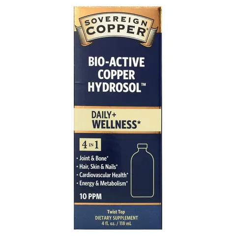 Sovereign Silver, Bio-Active Copper Hydrosol, 4 fl oz (118 ml) – image 2