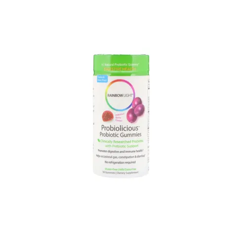 Rainbow Light, Probiolicious Probiotic, Berry Flavour, 50 Gummies – image 2