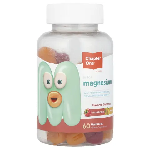 Chapter One, Magnesium Gummies, Raspberry Mango, 60 Gummies – image 2