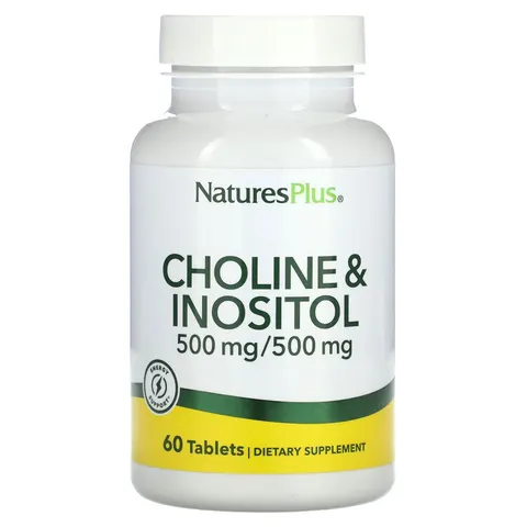 NaturesPlus, Choline & Inositol, 60 Tablets – image 3