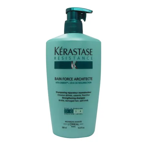 Kérastase Bain Force Architecte Reconstructing Shampoo Damaged Hair 500mL – image 3