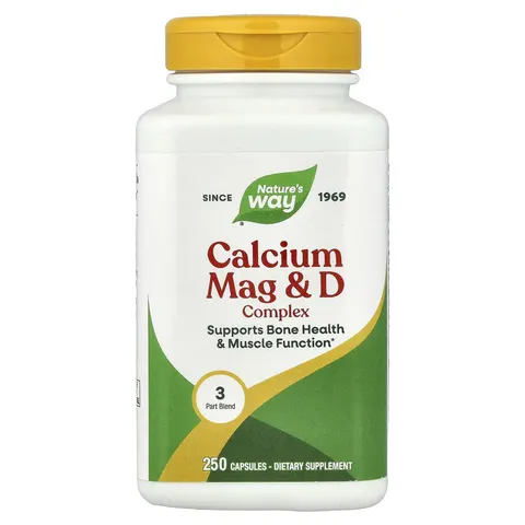 Nature's Way, Calcium Mag & D Complex, 250 Capsules – image 3