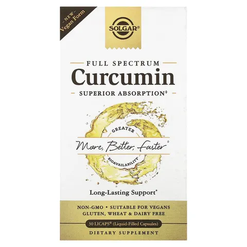Solgar, Full Spectrum Curcumin, 30 LiCaps – image 5