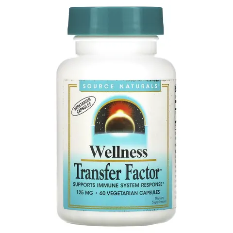Source Naturals, Wellness Transfer Factor, 125 mg, 60 Vegi Capsules – image 3