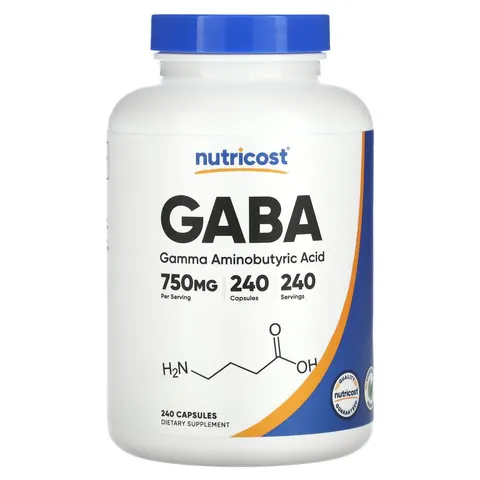 Nutricost, GABA, 750 mg, 240 Capsules – image 2