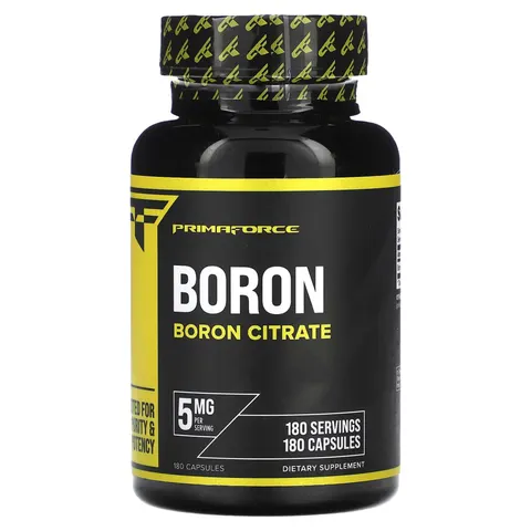 Primaforce, Boron, 5 mg , 180 Capsules – image 2