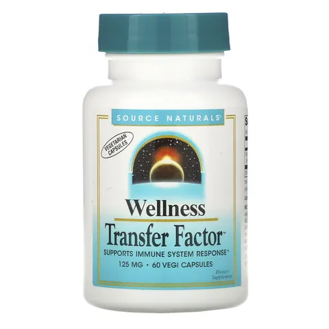 Source Naturals, Wellness Transfer Factor, 125 mg, 60 Vegi Capsules – image 2