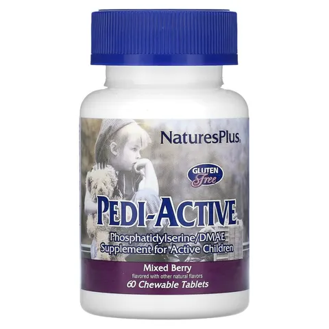 NaturesPlus, Pedi-Active, Mixed Berry, 60 Chewable Tablets – image 2