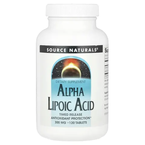 Source Naturals, Alpha Lipoic Acid, Timed Release, 120 Tablets – image 2