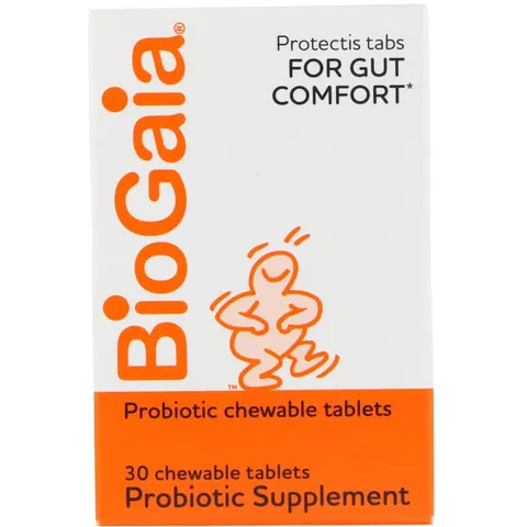 BioGaia, Probiotic Supplement, Lemon Flavored, 30 Chewable Tablets – image 2