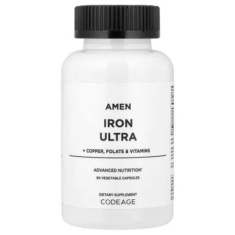 Codeage, Amen, Iron Ultra, 60 Vegetable Capsules – image 2