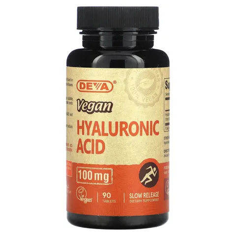 Deva, Vegan Hyaluronic Acid , 100 mg , 90 Tablets – image 2