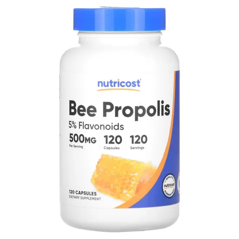 Nutricost, Bee Propolis, 500 mg, 120 Capsules – image 2