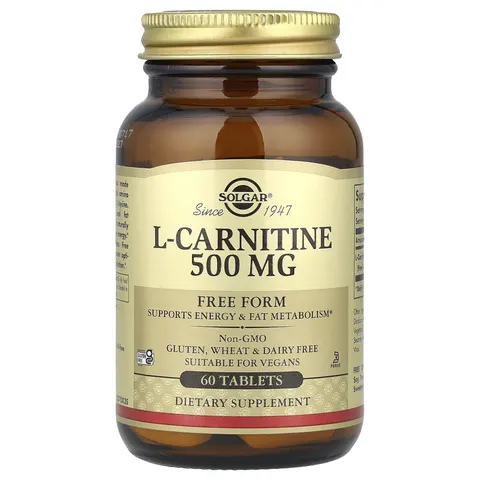 Solgar L-Carnitine 500 mg Tablets , 60 – image 2