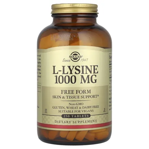 Solgar L-Lysine 1000 mg Tablets , 250 – image 2