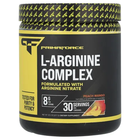 Primaforce, L-Arginine Complex, Peach Mango, 8.5 oz (237 g) – image 2
