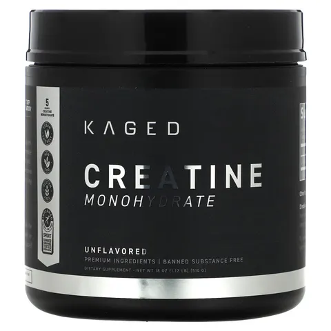 Kaged, Creatine Monohydrate, Unflavored, 1.12 lb (510 g) – image 2