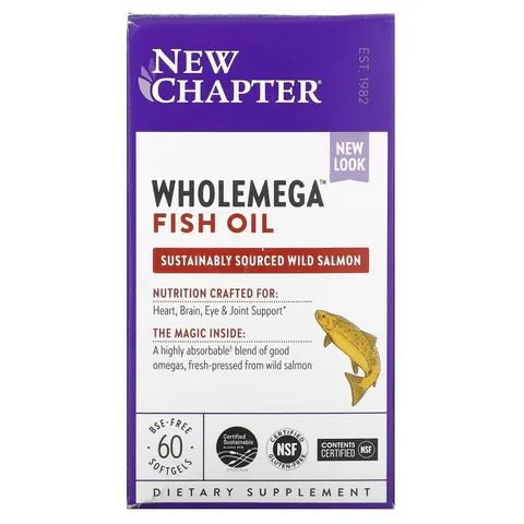 Chapter, Wholemega Fish Oil, 60 Softgels – image 2