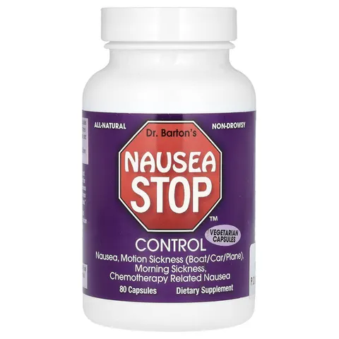 Dr. Barton's, Nausea Stop Control, 80 Capsules – image 2