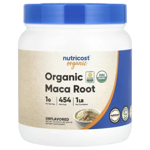 Nutricost, Organic Maca Root, Unflavored, 1 lb (454 g) – image 3
