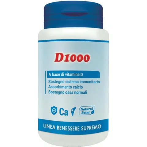 Natural Point D1000 Integratore Vitamina D 70 Capsule – immagine 3