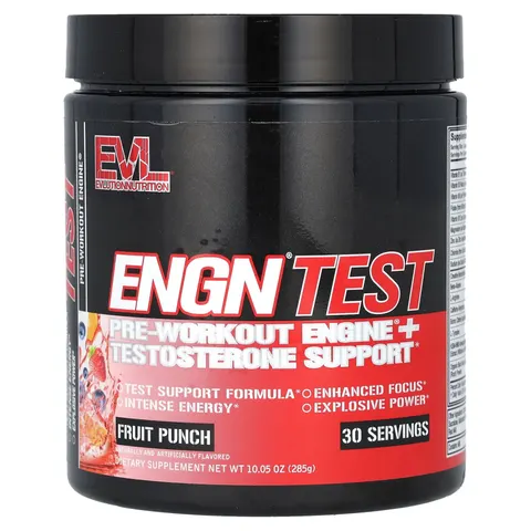 EVLution Nutrition, ENGN Test, Fruit Punch - 285g – image 2