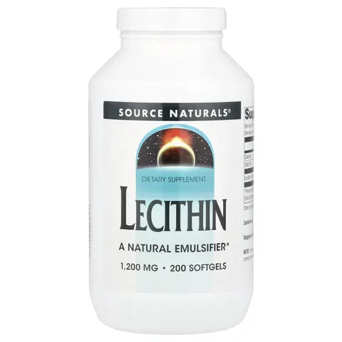 Source Naturals, Lecithin, 1,200 mg, 200 Softgels – image 2