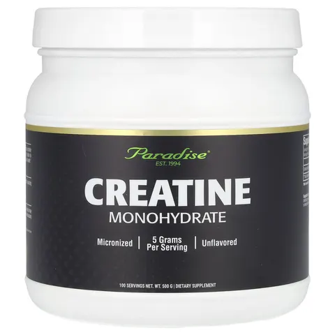 Paradise Herbs, Creatine Monohydrate, Unflavored, 500 g – image 2
