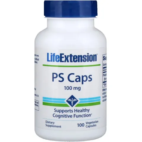Life Extension, PS Caps, 100 mg, 100 Vegetarian Capsules – image 3