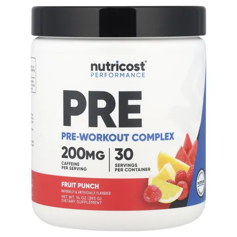 Nutricost, Performance, Pre-Workout Complex, Fruit Punch, 14 oz (393 g) – image 2