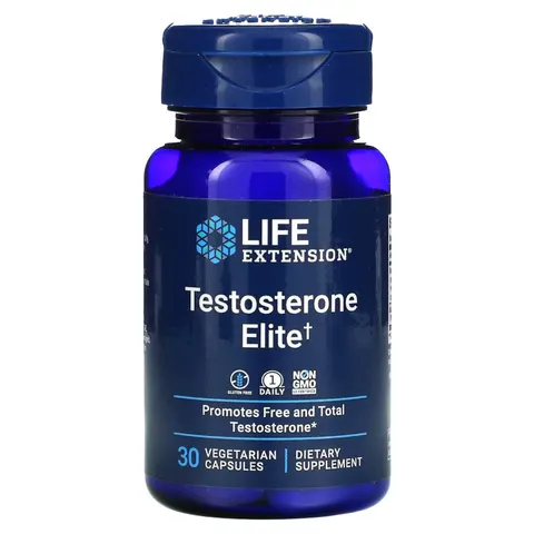 Life Extension, Testosterone Elite, 30 Vegetarian Capsules – image 2