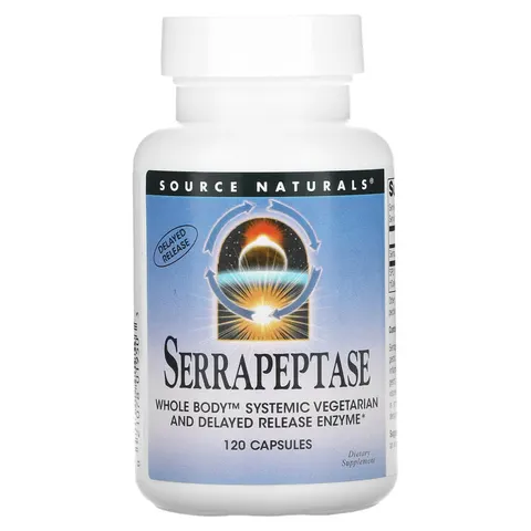Source Naturals, Serrapeptase, 120 Capsules – image 2
