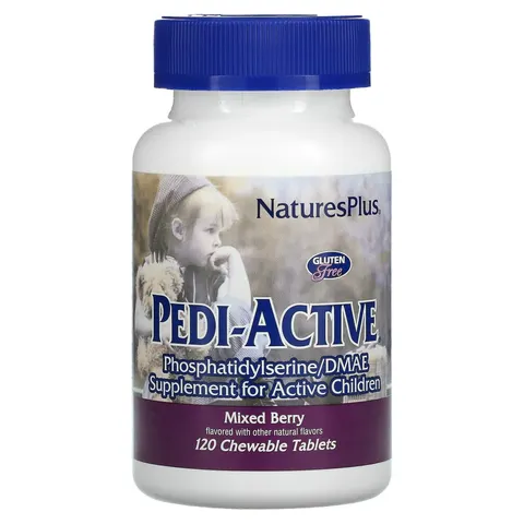 NaturesPlus, Pedi-Active, Mixed Berry, 120 Chewable Tablets – image 2