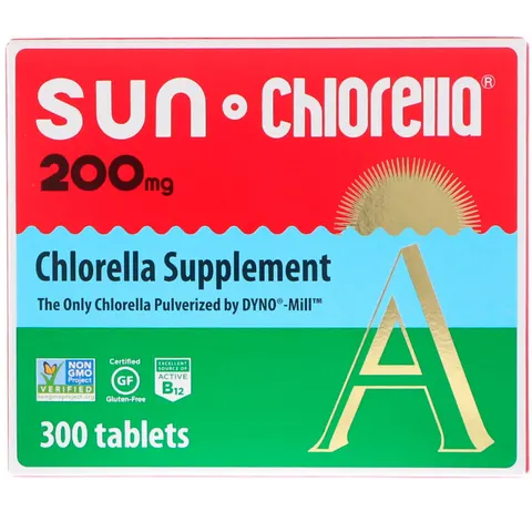 Sun Chlorella, Chlorella Supplement, 200 mg, 300 Tablets – image 2