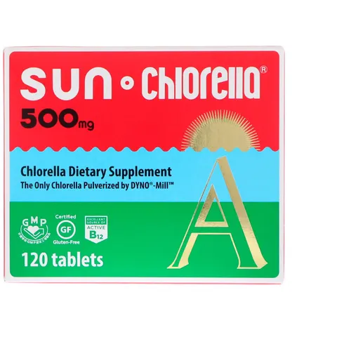 Sun Chlorella, Chlorella, 500 mg, 120 Tablets – image 2