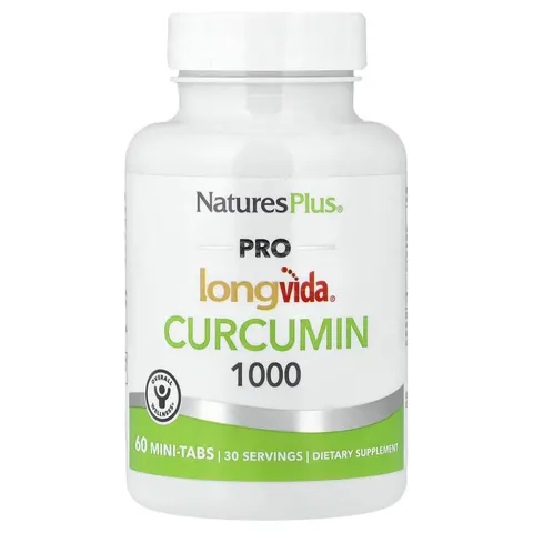 NaturesPlus, Pro LongvidaÆ, Curcumin 1000, 60 Mini-Tabs – image 2