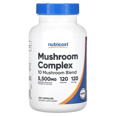 Nutricost, Mushroom Complex, 5,500 mg, 120 Capsules – image 3