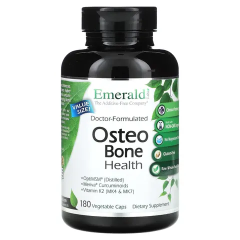 Emerald Laboratories, Osteo Bone Health, 180 Vegetable Caps – image 3
