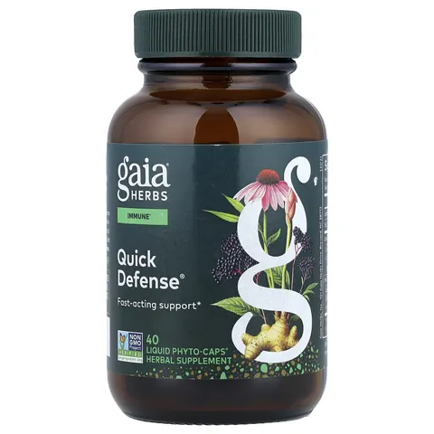 Gaia Herbs, Quick Defense, 40 Liquid Phyto-Caps – image 3