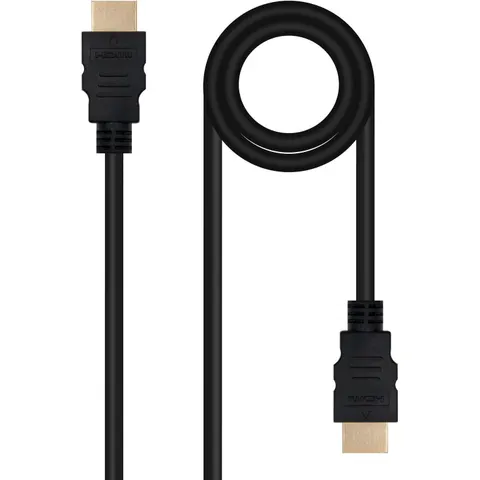 Cable HDMI Macho - HDMI Macho Negro (2 metros) - NANOCABLE – imagen 2