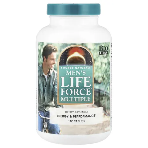 Source Naturals, Men's Life Force Multiple, 180 Tablets – image 2