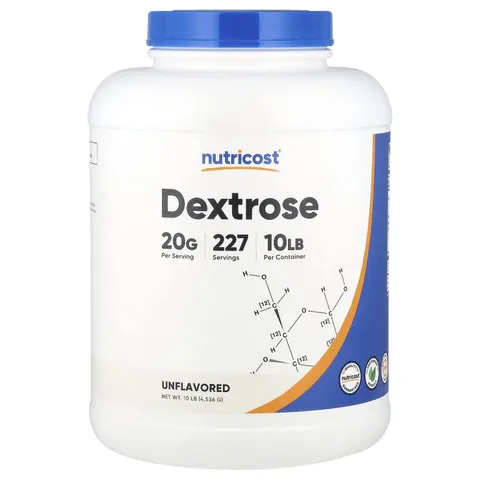 Nutricost, Dextrose, Unflavored, 10 lb (4,536 g) – image 2