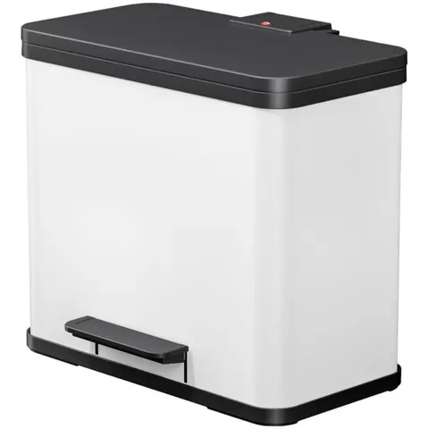 Hailo Mülleimer 17,0 + 9,0 l weiß – Bild 3