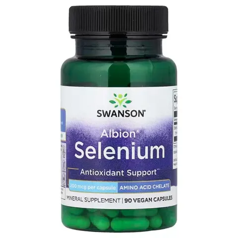 Swanson Albion Complexed Selenium, 200mcg - 90 caps – image 2