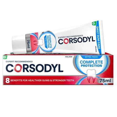 Corsodyl Complete Protection Toothpaste Extra Fresh 75ml – image 2